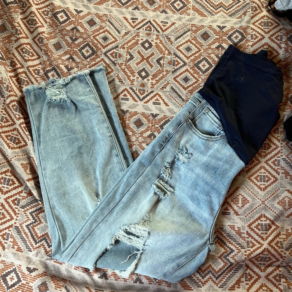 Maternity Ripped Pinkblush Boyfriend Jeans